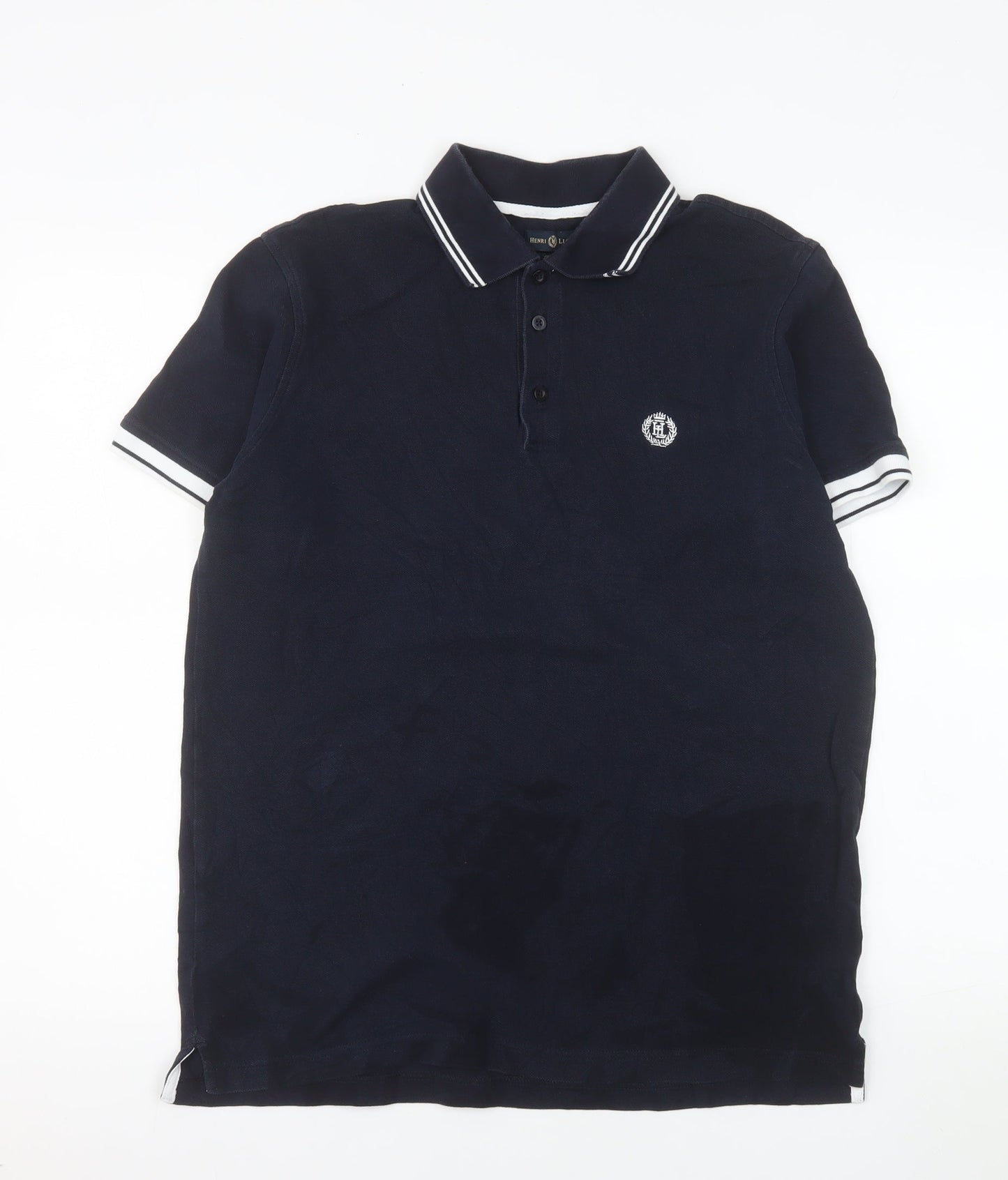 Henri Lloyd Men's Blue Regular Fit Cotton Polo Shirt Size L