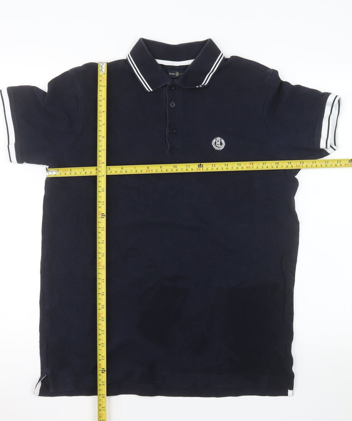 Henri Lloyd Men's Blue Regular Fit Cotton Polo Shirt Size L