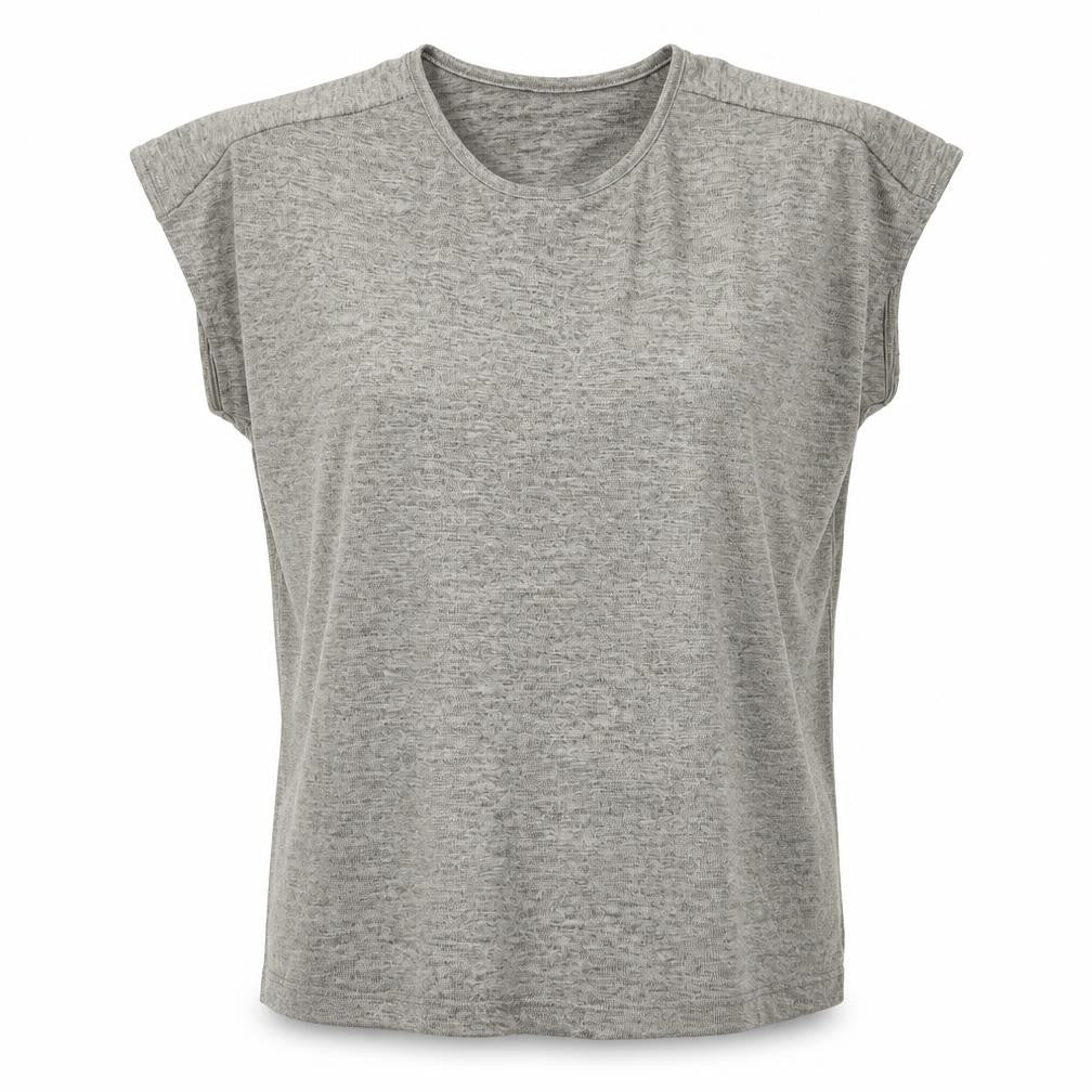 Warehouse Women’s Grey Sleeveless Basic Stretch Jersey Top Size 10