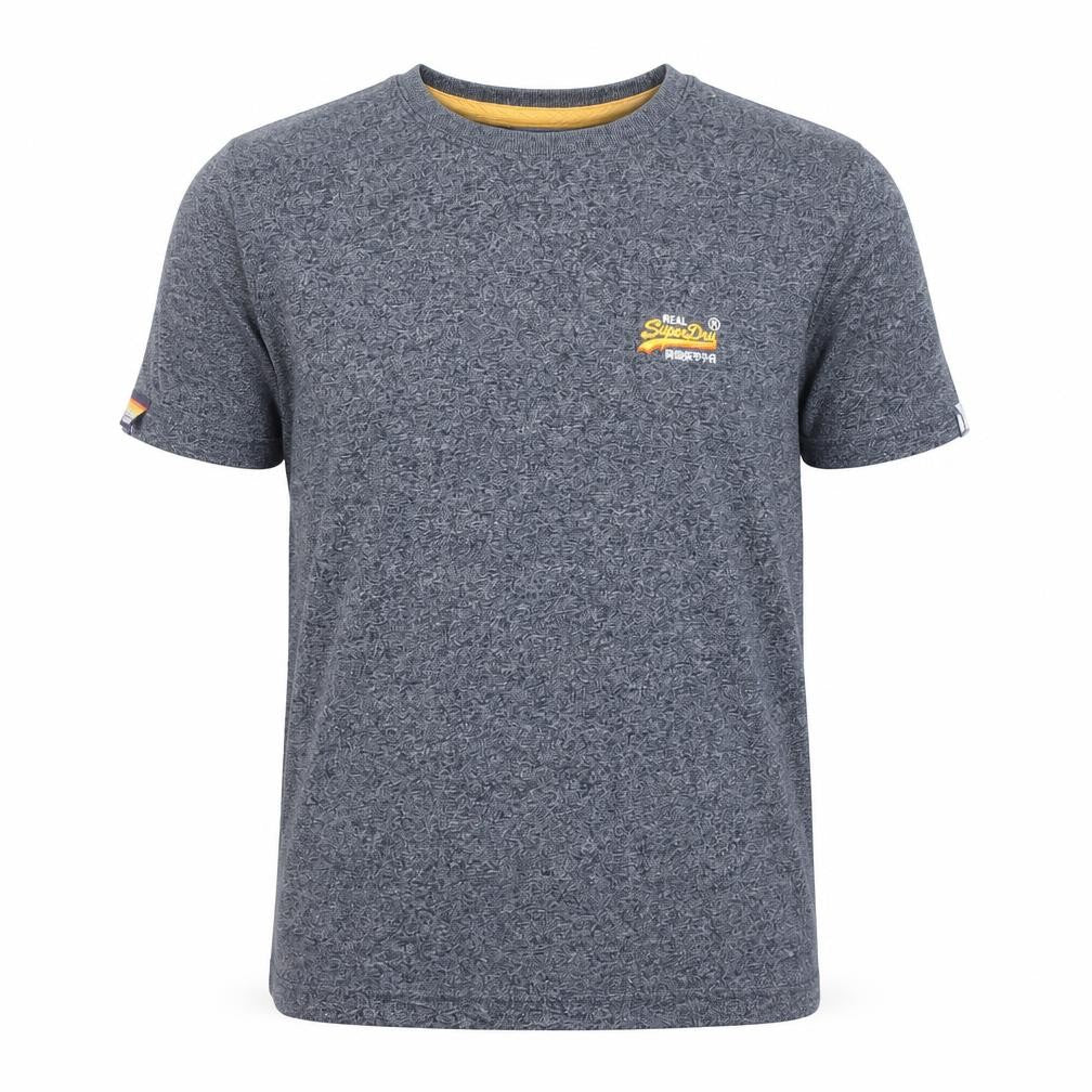 Superdry Men’s Blue Small Vintage Crew Neck Cotton T-Shirt