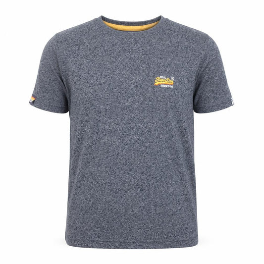 Superdry Men’s Blue Small Vintage Crew Neck Cotton T-Shirt