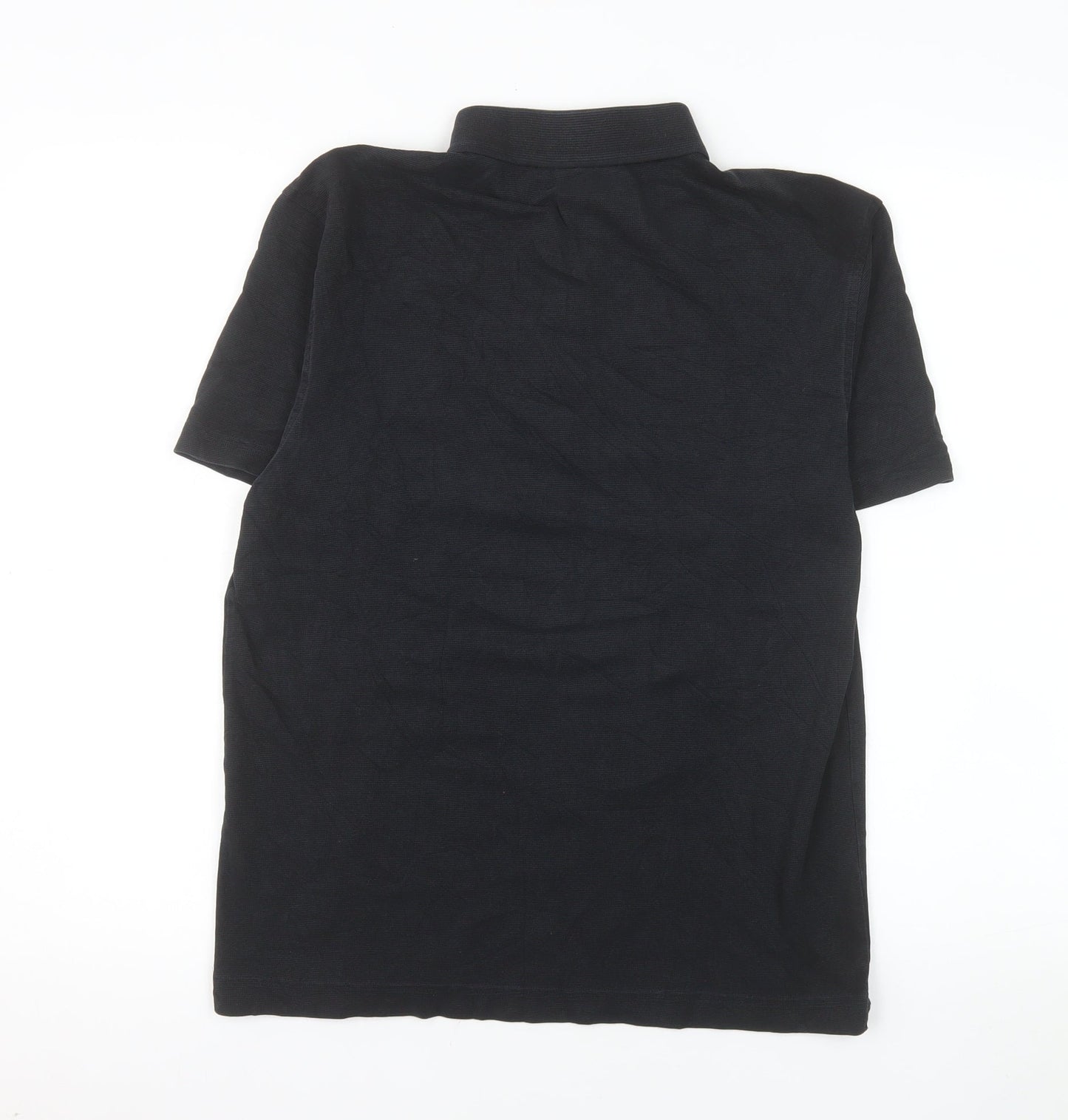 Lacoste Men's Black Sport Polo Shirt Size S 100% Cotton