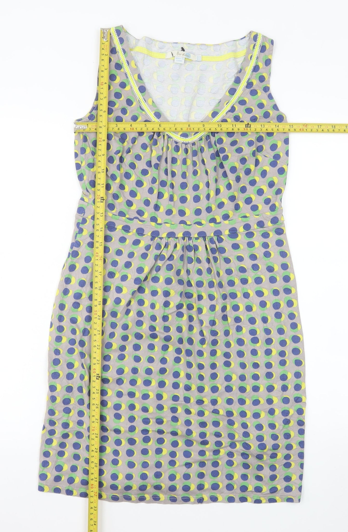 Boden Women’s Multicoloured Polka Dot Shift Dress Size 10