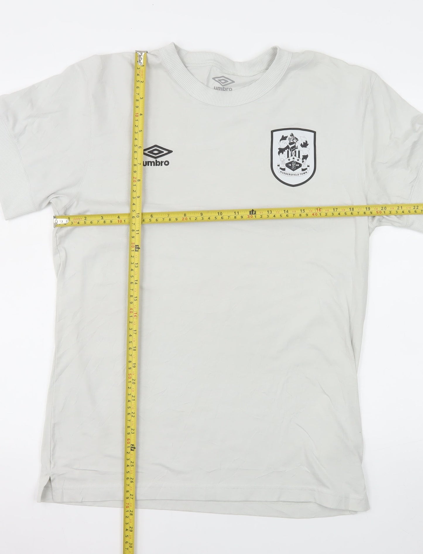 Umbro Men's White Short Sleeve Crew Neck Sports T-Shirt Size M