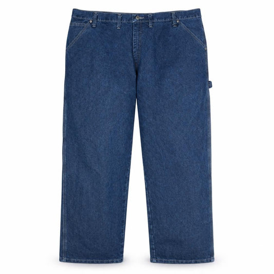 Wrangler Men's Blue Denim Carpenter Jeans 44x30 Relaxed Fit