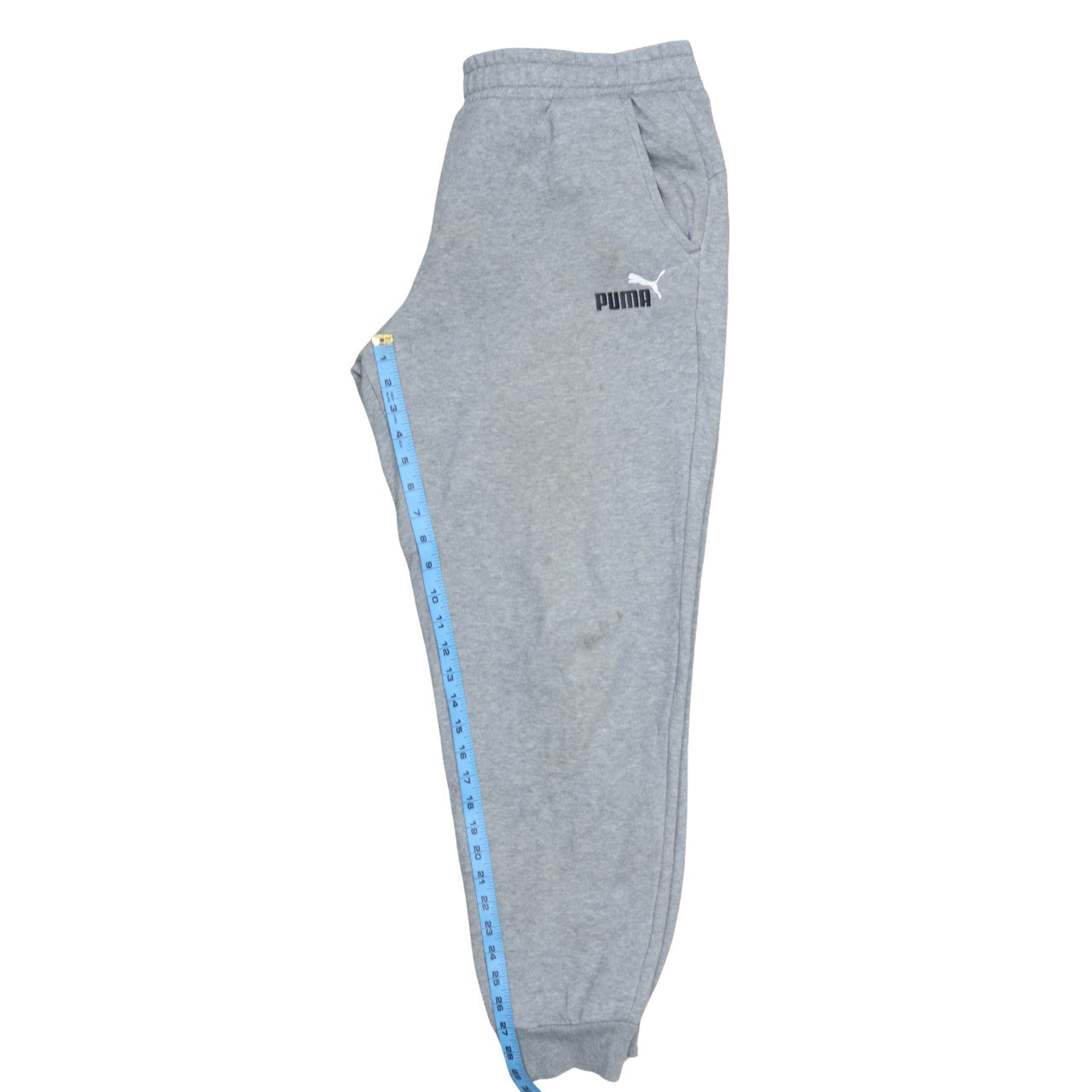 Puma Men’s Grey XL Sweatpants Fleece Joggers Regular Fit