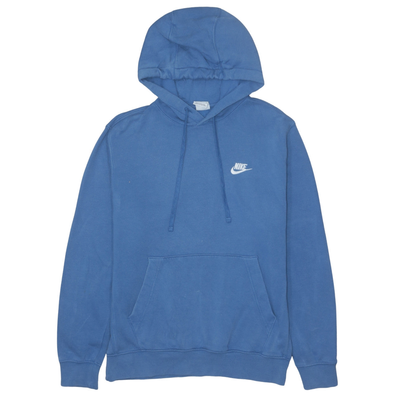 Nike Men Blue Pullover Hoodie Small Regular Fit Fleece Sweatshirt