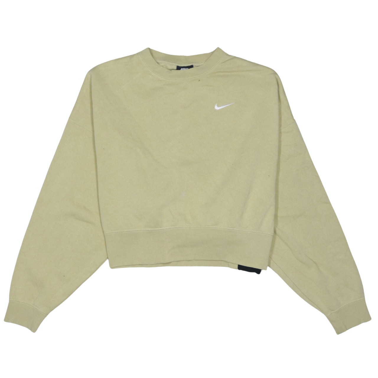 Nike Women's Beige Crew Neck Pullover Sweatshirt M