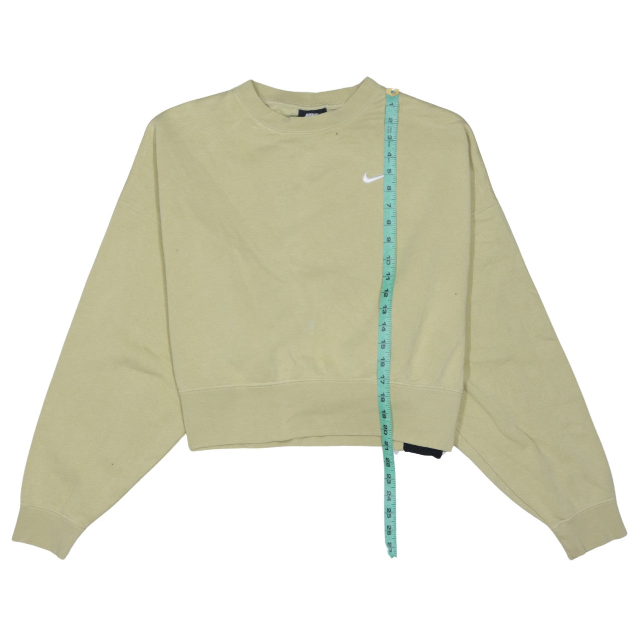 Nike Women's Beige Crew Neck Pullover Sweatshirt M