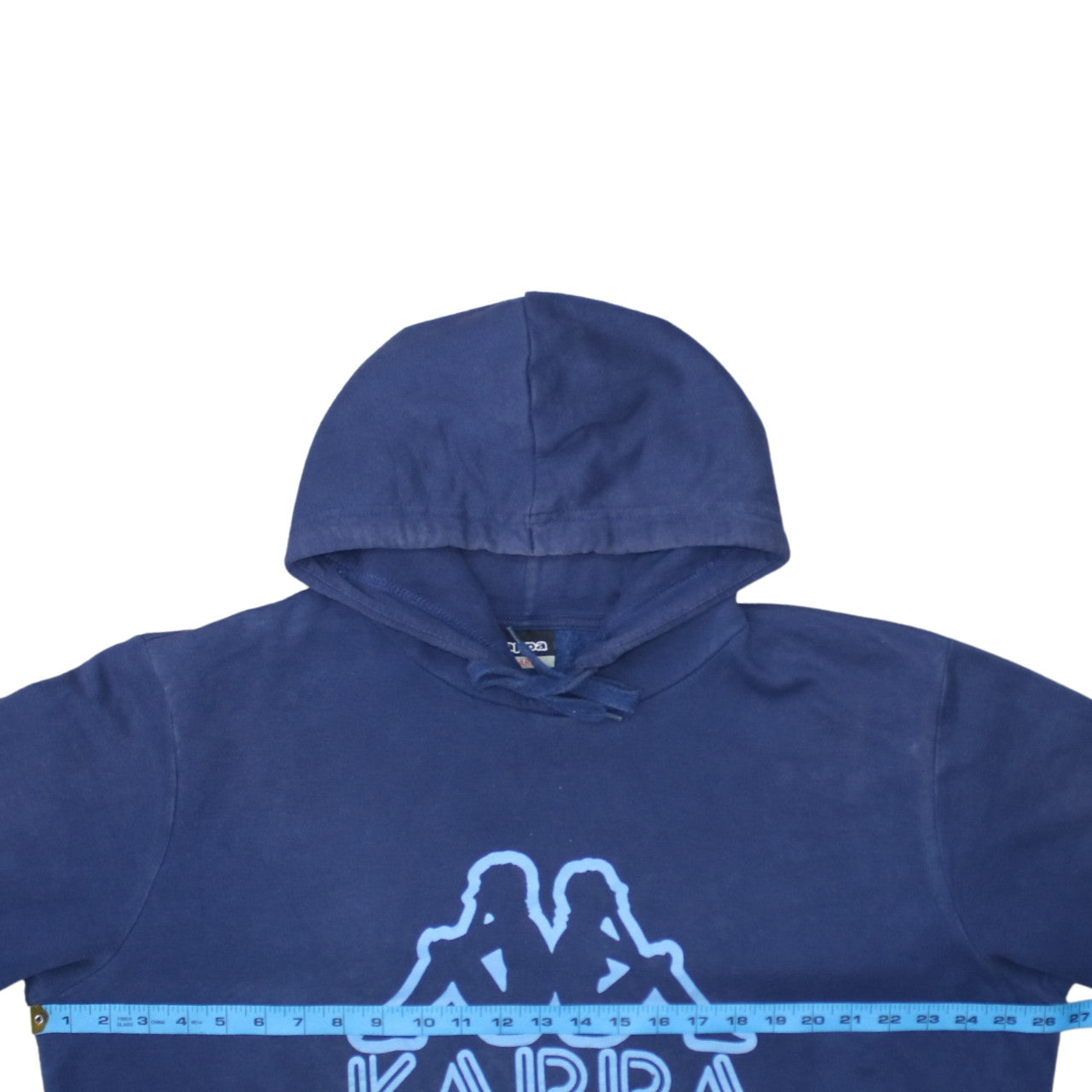 Kappa Men's Blue 2XL Pullover Hoodie Graphic Logo Sweatshirt