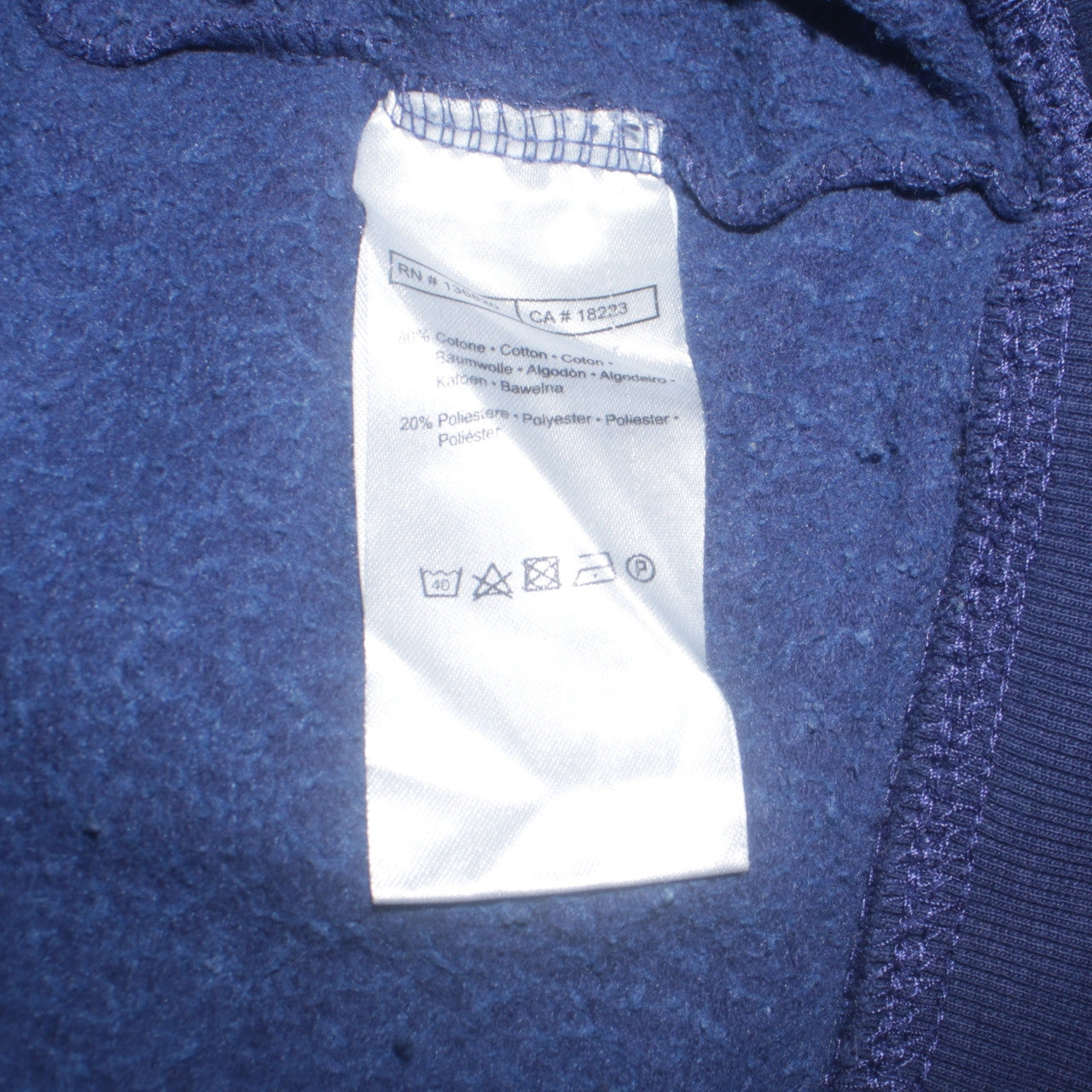 Kappa Men's Blue 2XL Pullover Hoodie Graphic Logo Sweatshirt