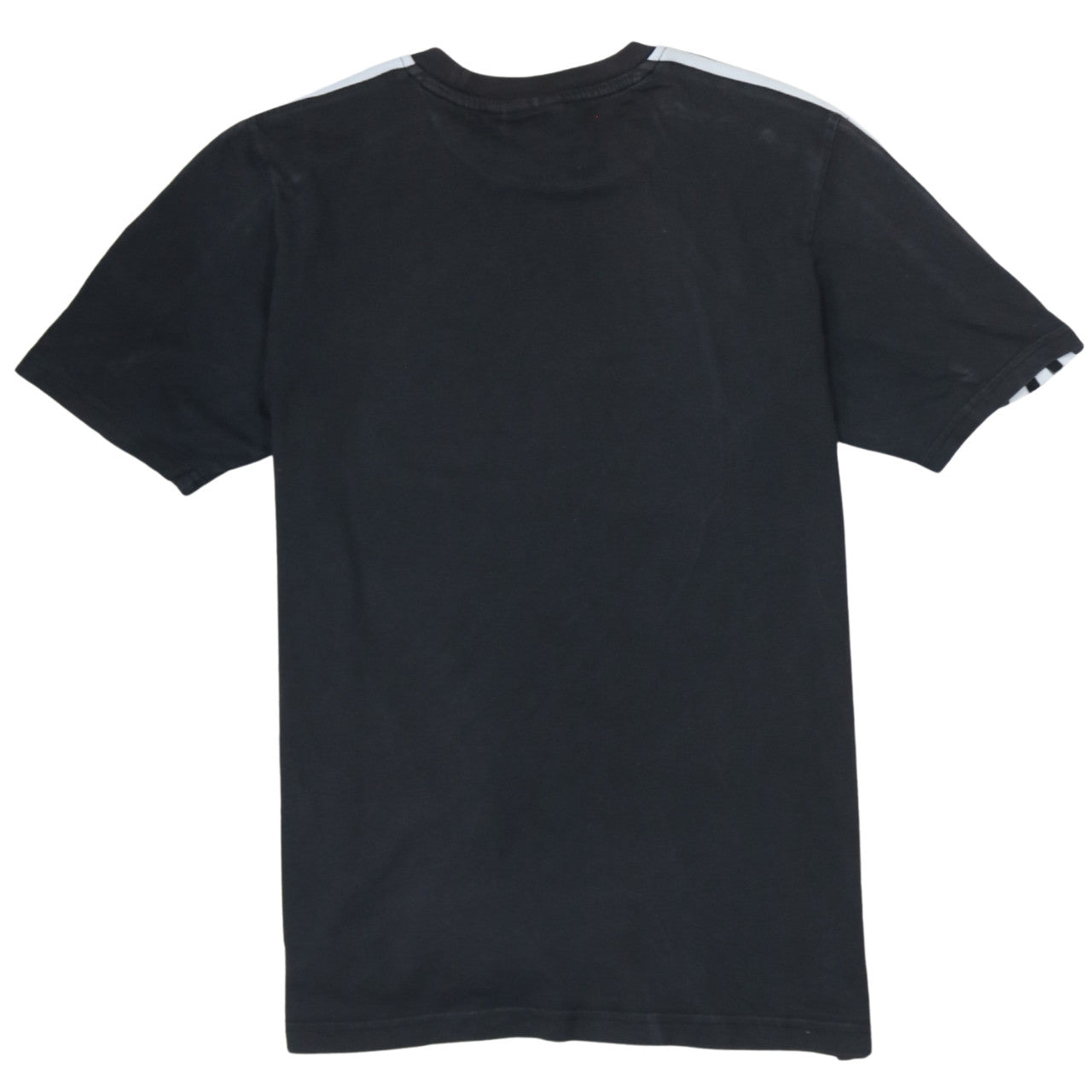 Adidas Men's Black Crew Neck Short Sleeve Cotton Sports T-Shirt S