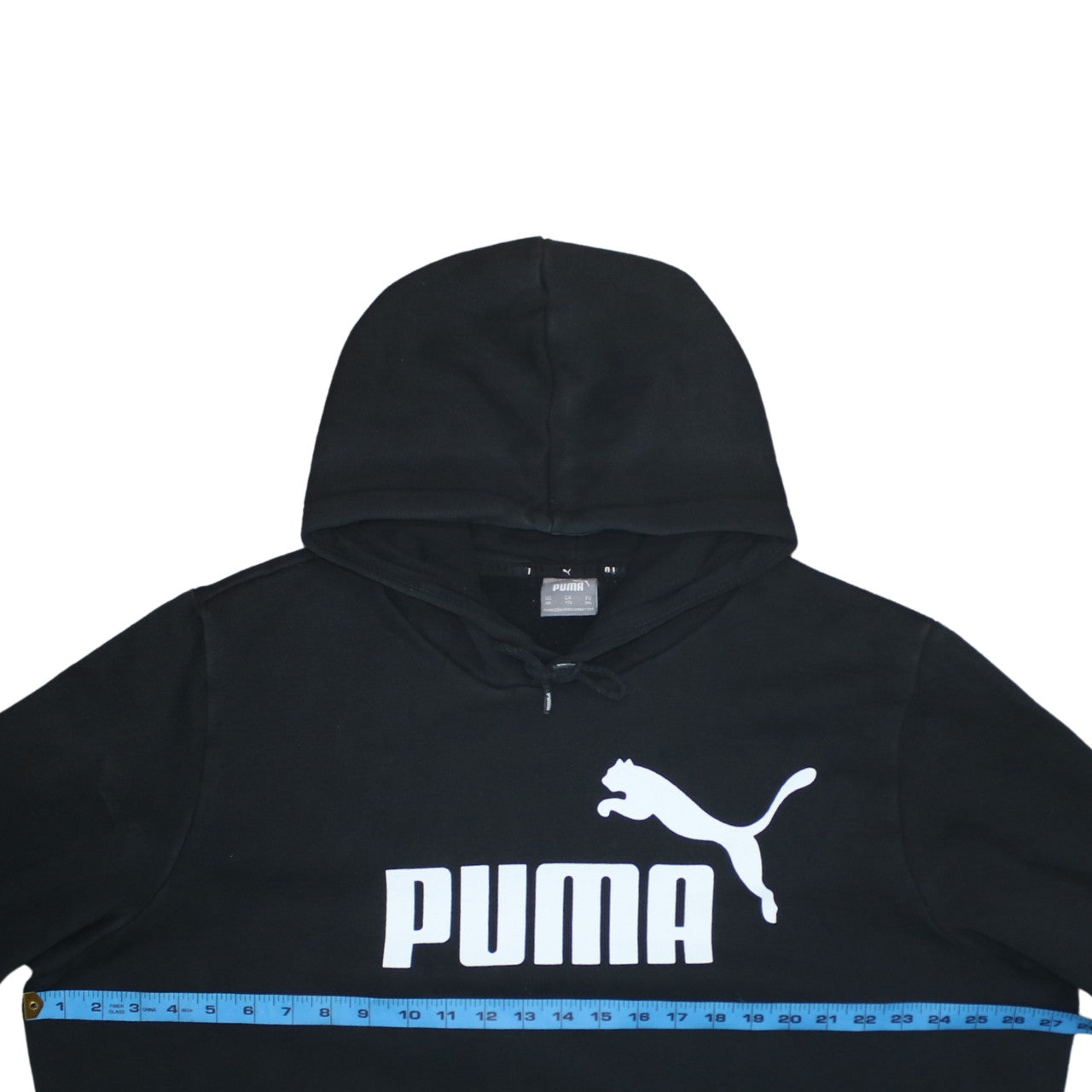 Puma Mens Black 2XL Pullover Hoodie Fleece Sportswear