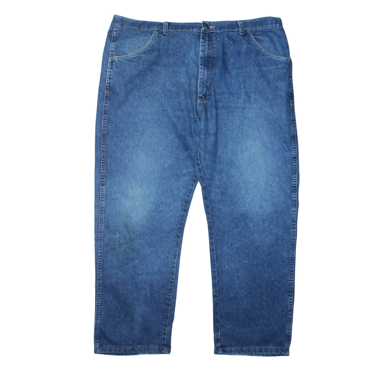 Wrangler Men’s Blue Regular Fit Denim Jeans 42W 29L Straight Leg