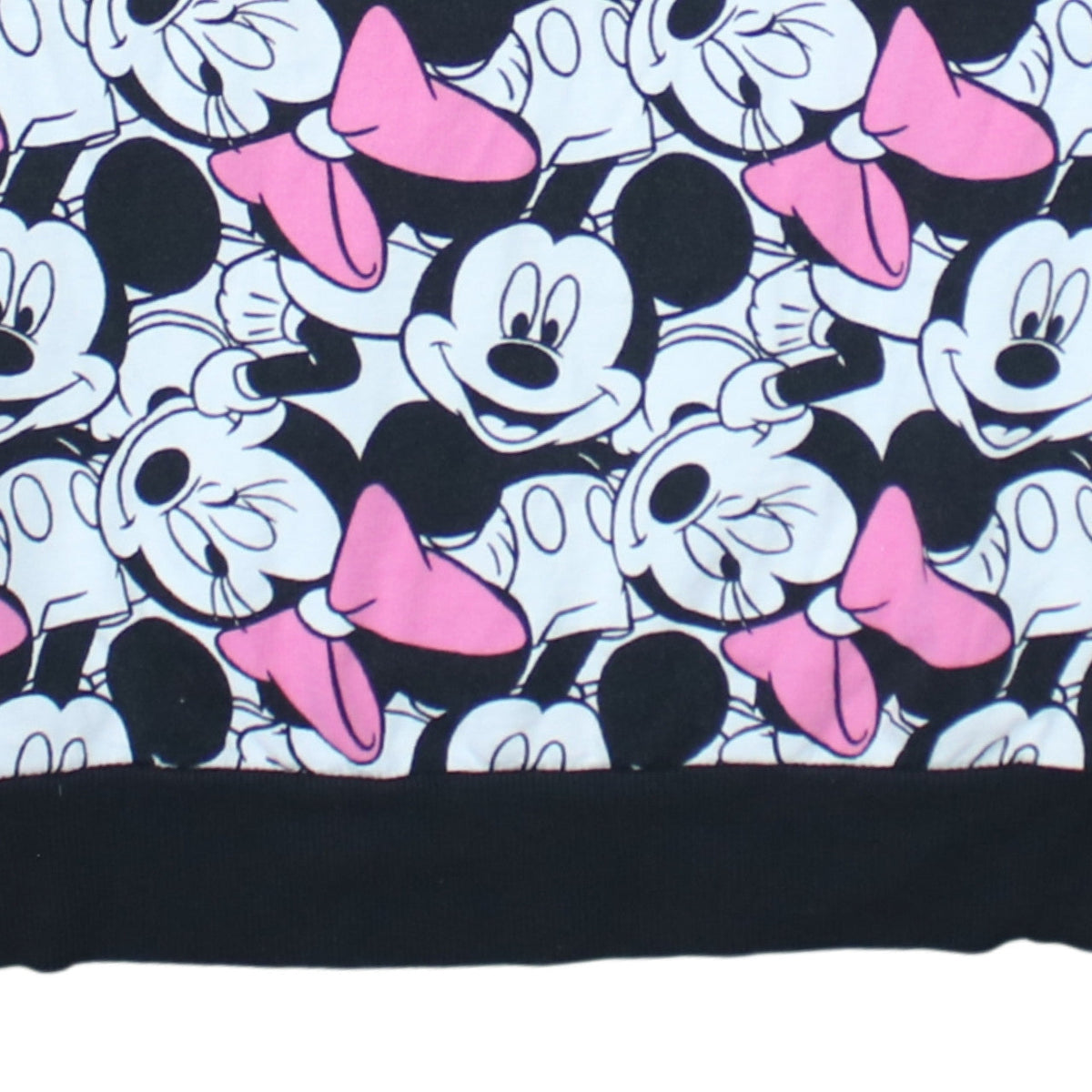 Additional view of Disney at George Women Black Pink Mickey & Minnie Sweatshirt UK 12