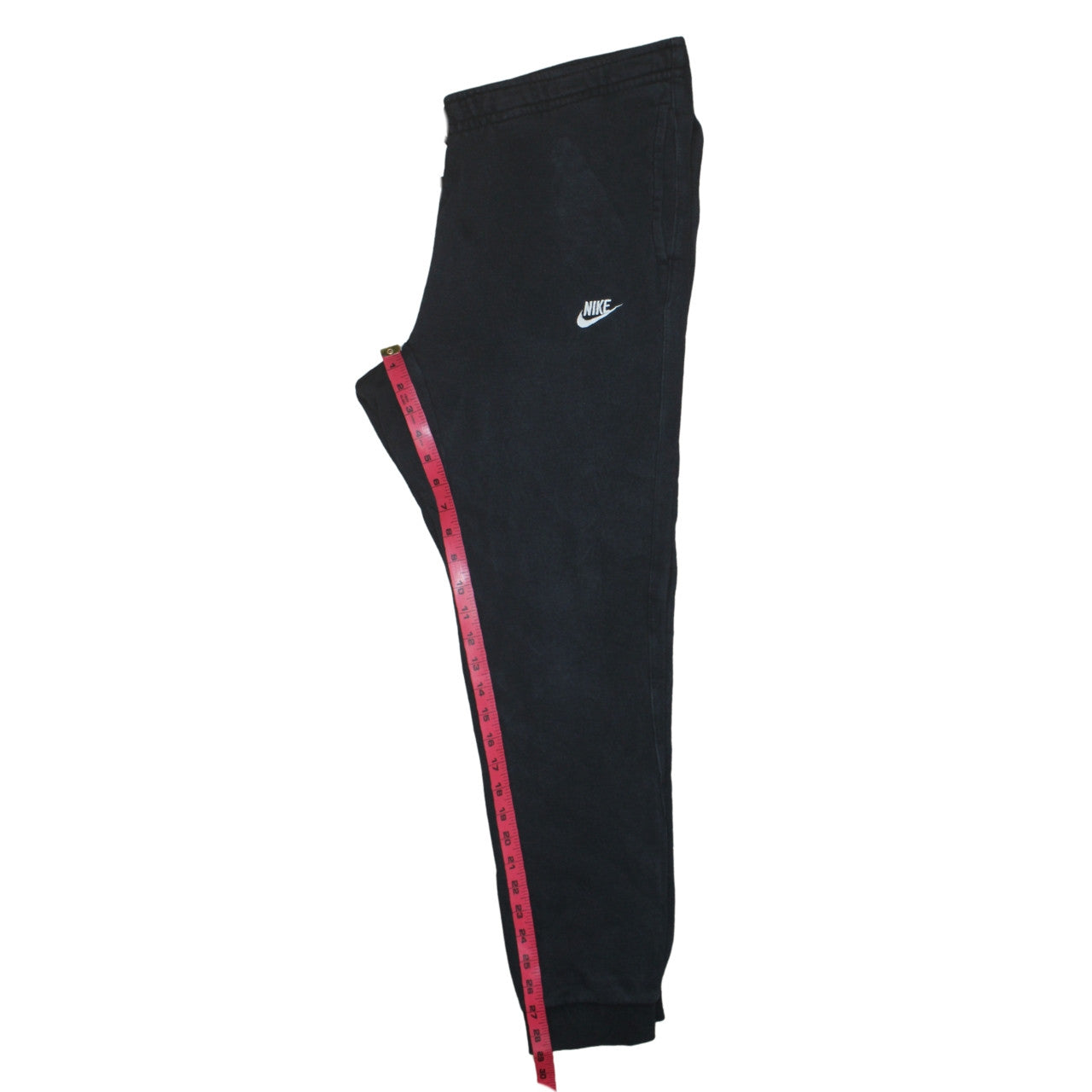 Nike Men's Black Jogger Sweatpants L Regular Fit Fleece Trousers