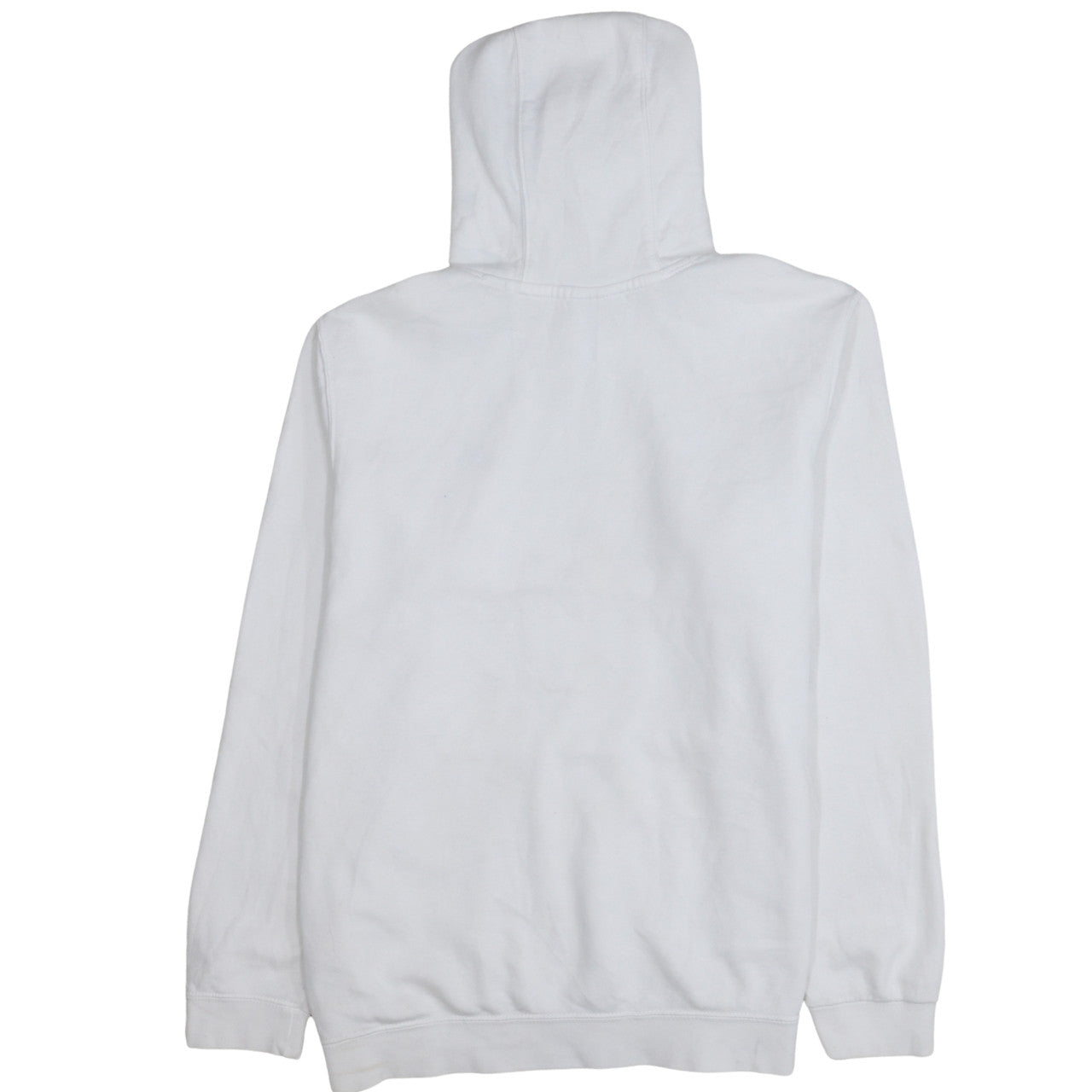 Nike Men's White Pullover Hoodie Size L Sports Fleece Sweatshirt