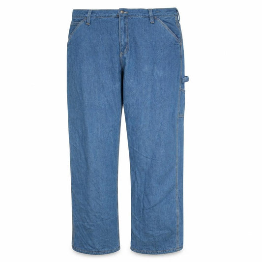 Faded Glory Men Blue 42x32 Relaxed Straight Lined Denim Jeans