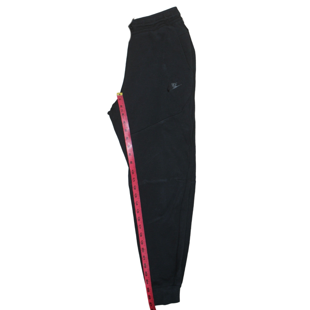 Nike Men Black Jogger Sweatpants XS Regular Fit Fleece Tapered