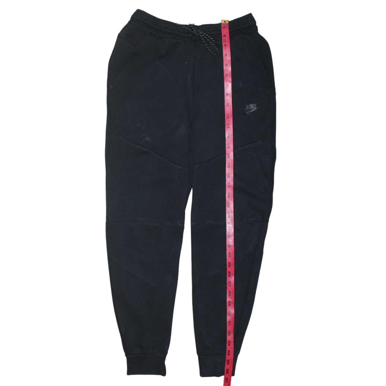Nike Men Black Jogger Sweatpants XS Regular Fit Fleece Tapered