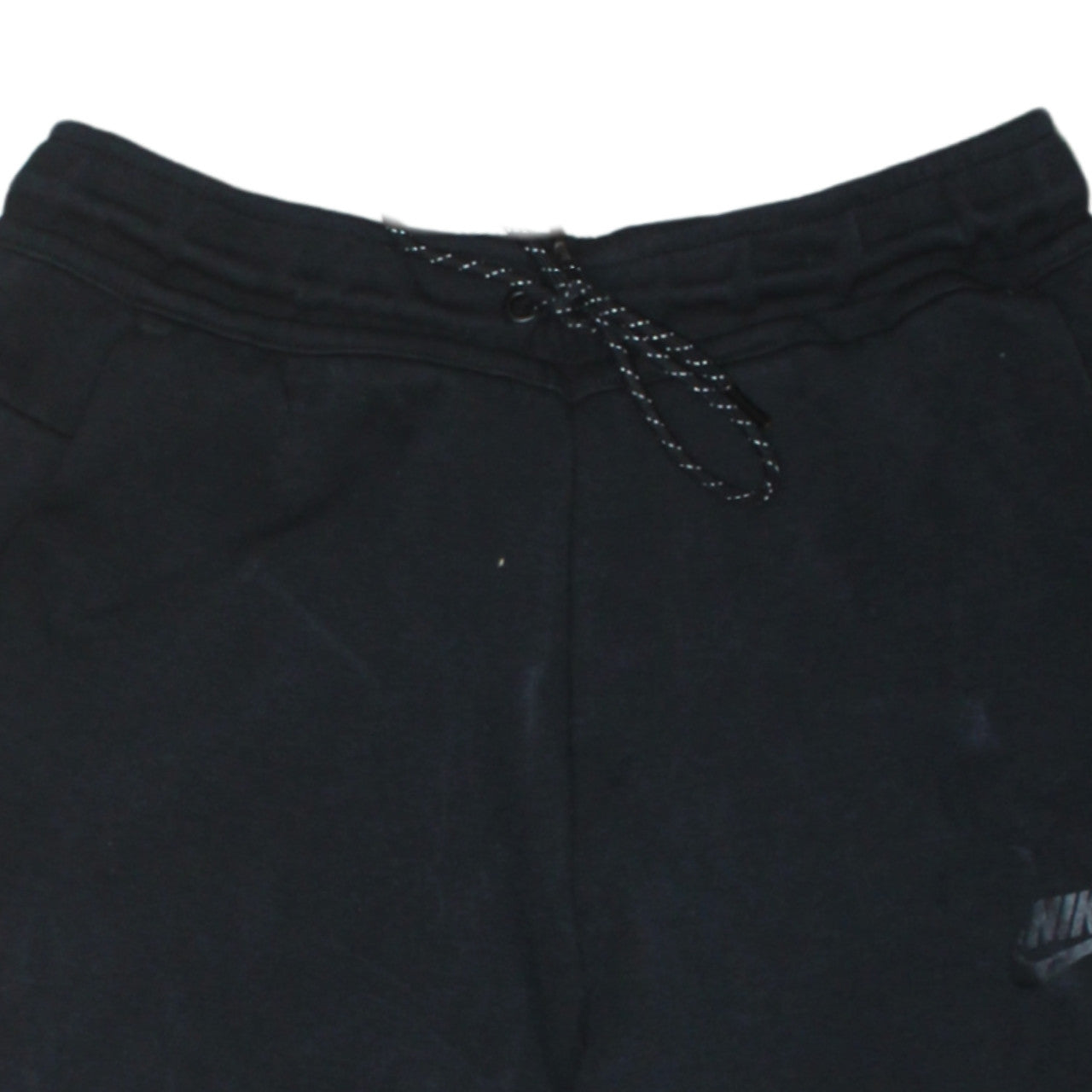 Nike Men Black Jogger Sweatpants XS Regular Fit Fleece Tapered