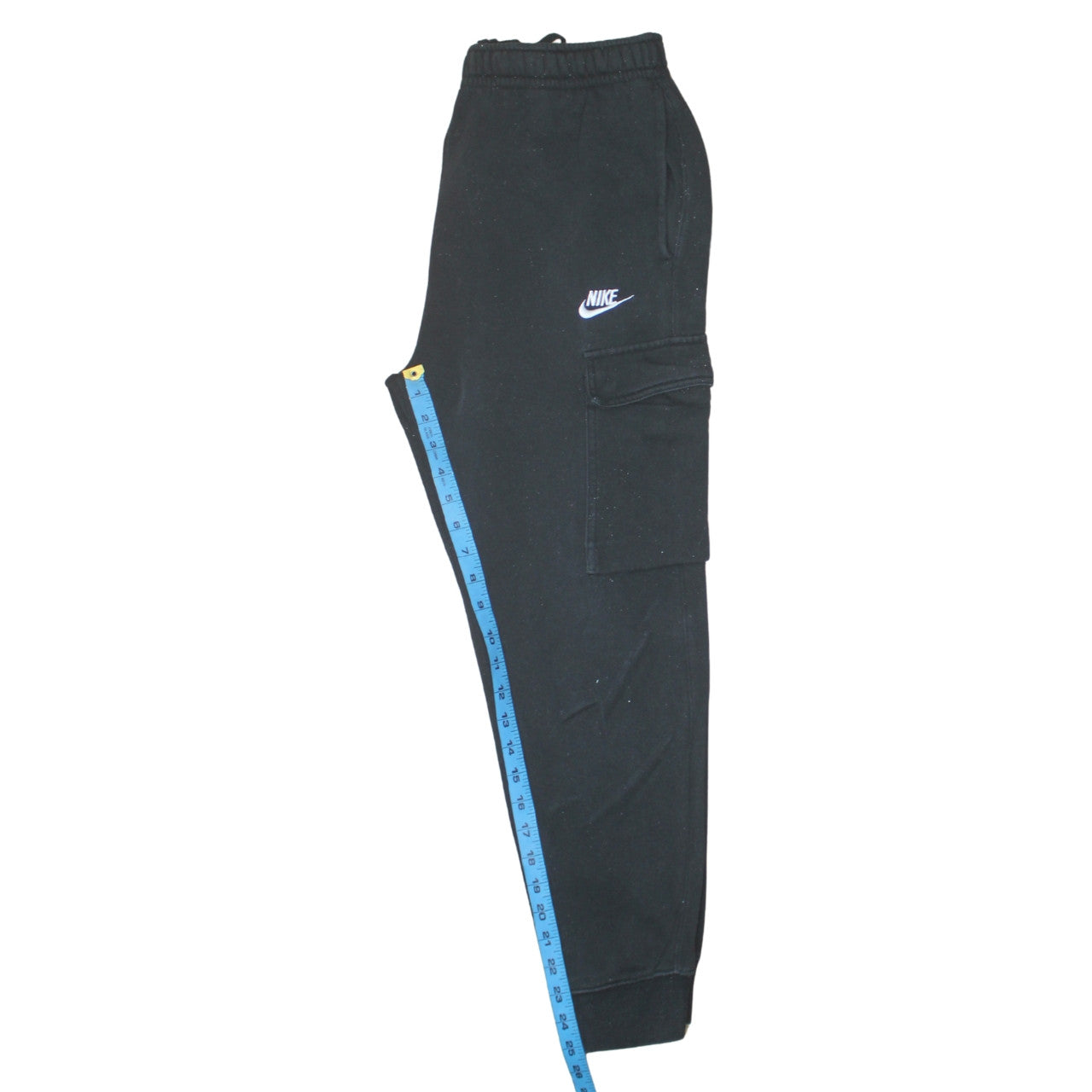 Nike Men's Black Cargo Fleece Joggers Trousers Size S Regular Fit