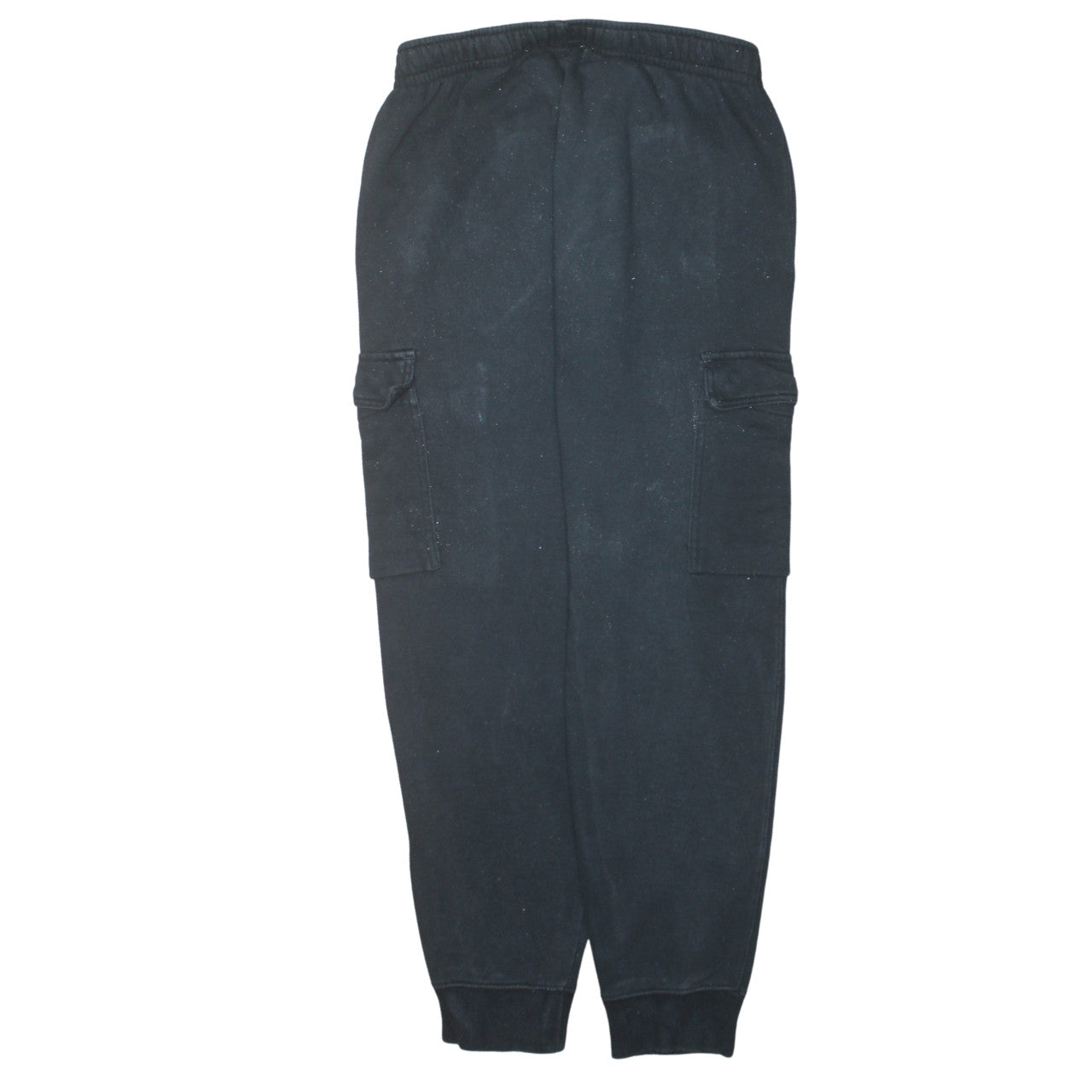 Nike Men's Black Cargo Fleece Joggers Trousers Size S Regular Fit