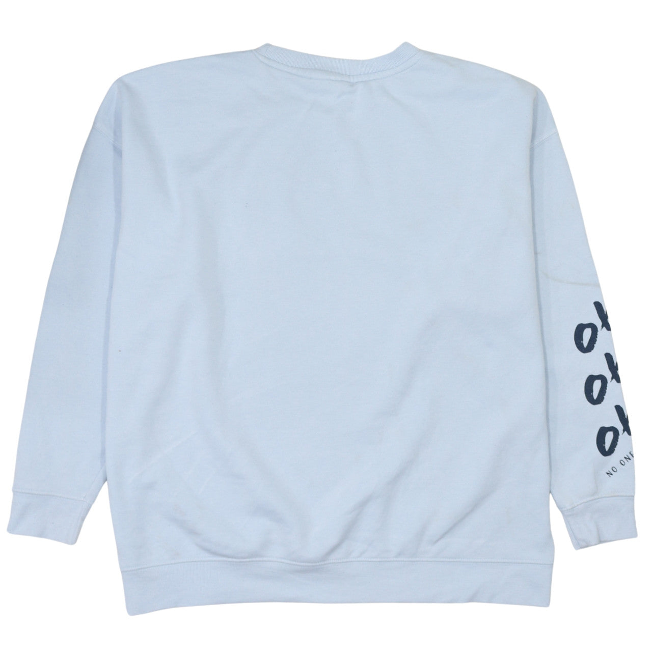 Disney Primark Women Light Blue Stitch Sweatshirt Size 12/14
