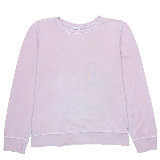 Tommy Hilfiger Womens Pink XL Pullover Sweatshirt Cotton Casual