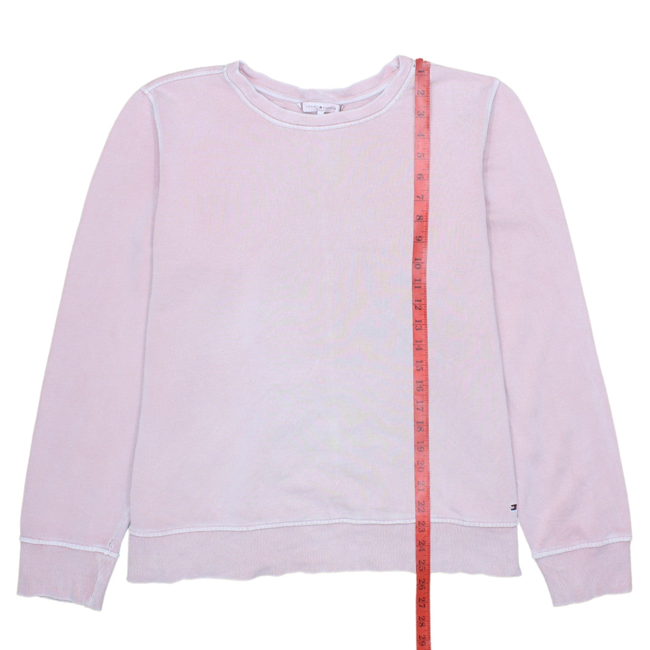 Tommy Hilfiger Womens Pink XL Pullover Sweatshirt Cotton Casual