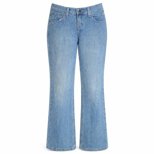 Levi Strauss Women Blue Bootcut Mid Rise Denim Jeans Size 4