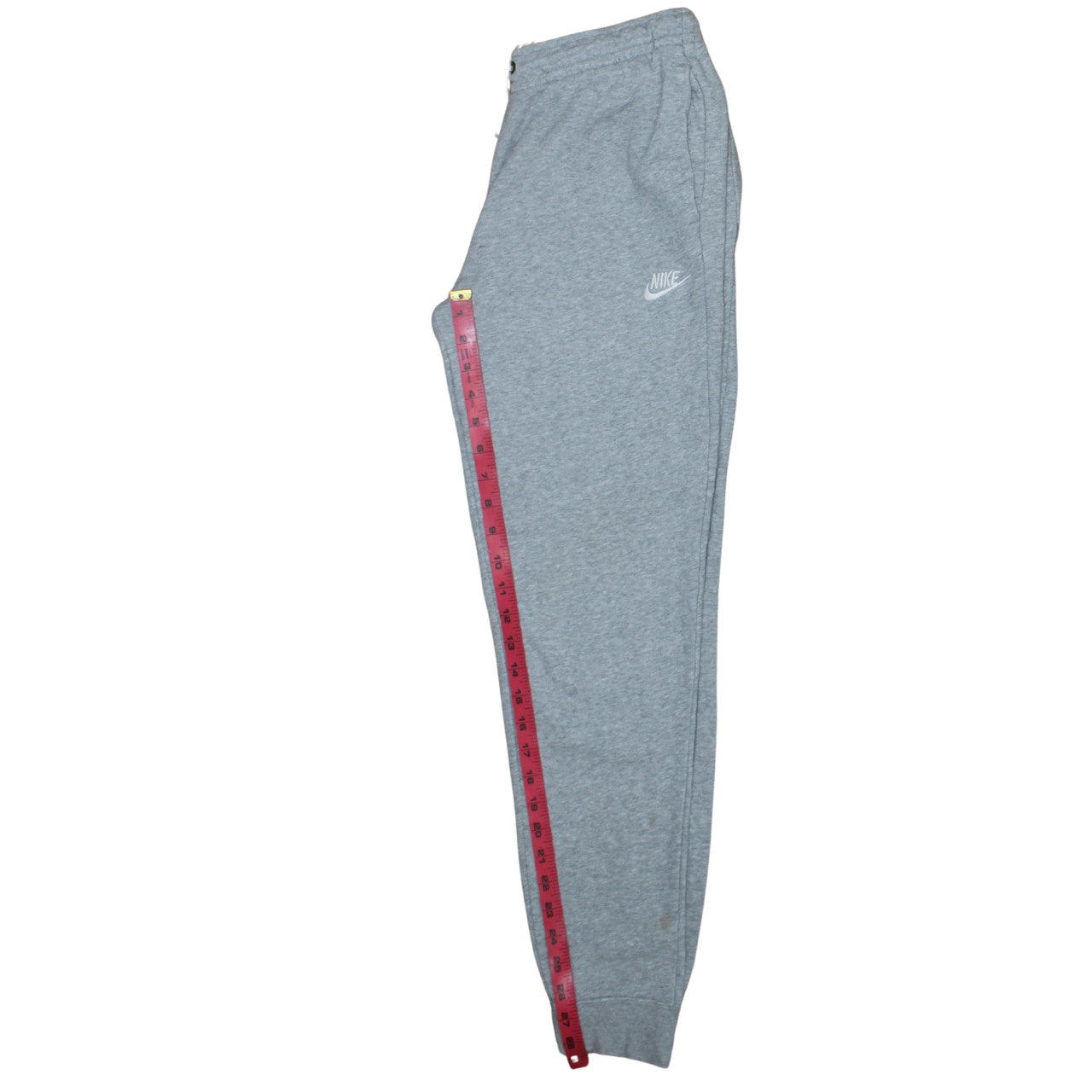 Nike Men's Grey Small Jogger Sweatpants with Elastic Waist