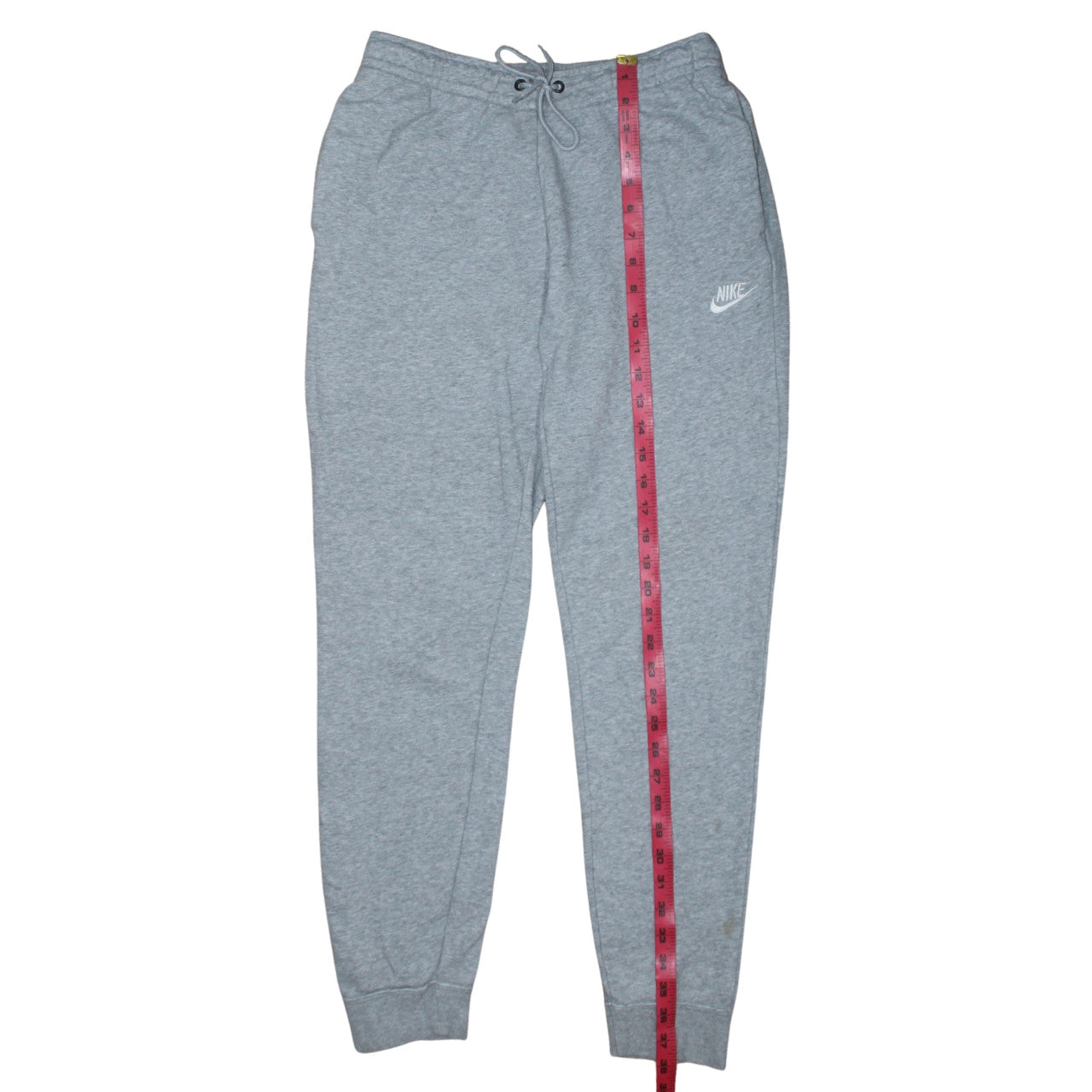 Nike Men's Grey Small Jogger Sweatpants with Elastic Waist