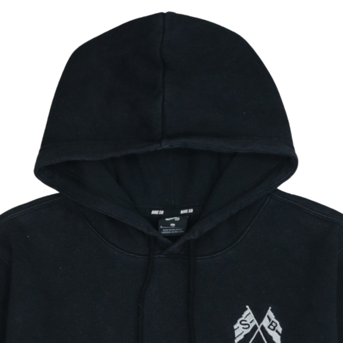 Additional view of Nike SB Men's Black Pullover Hoodie M Logo Skateboarding Fleece