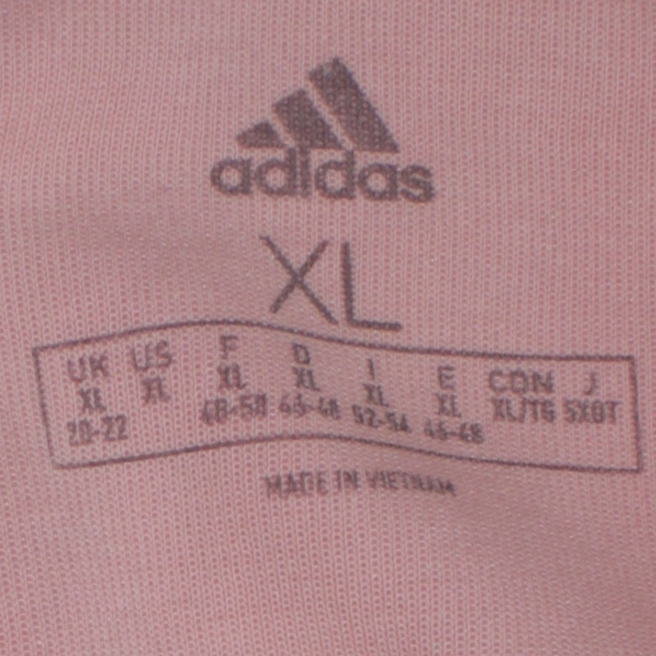 Adidas Women’s Pink Full Zip Hoodie XL - Hooded Sweatshirt Casual