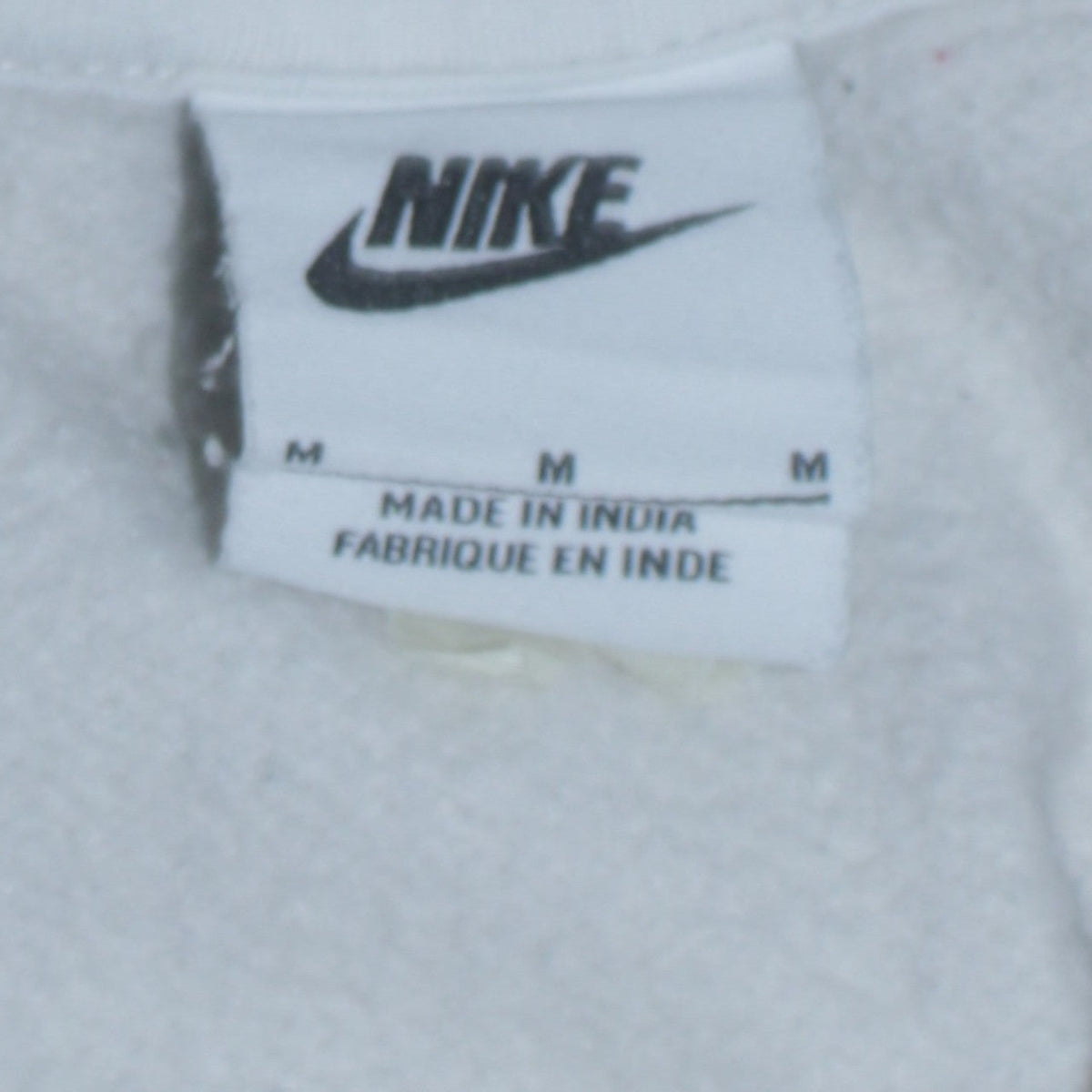 Additional view of Nike Men’s White Pullover Hoodie M Sports Fleece Sweatshirt