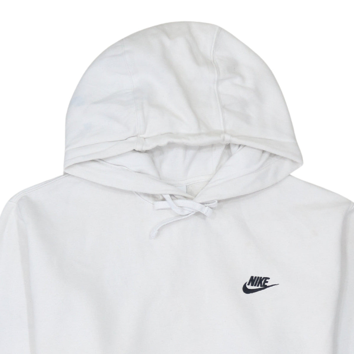 Additional view of Nike Men’s White Pullover Hoodie M Sports Fleece Sweatshirt