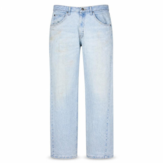 Wrangler Men's Blue 32x34 Straight Leg Light Wash Denim Jeans