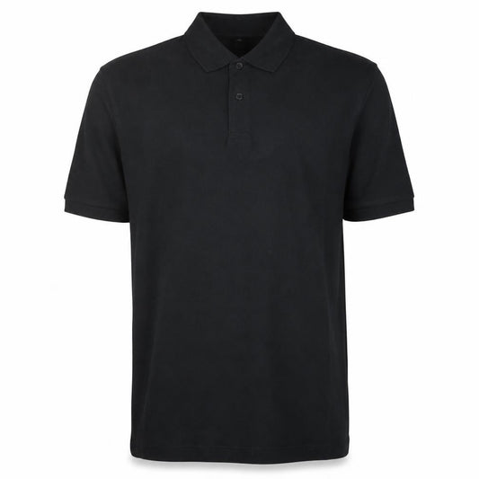 Kappa Men's Black 2XL Polo Shirt Short Sleeve Collared Cotton Top