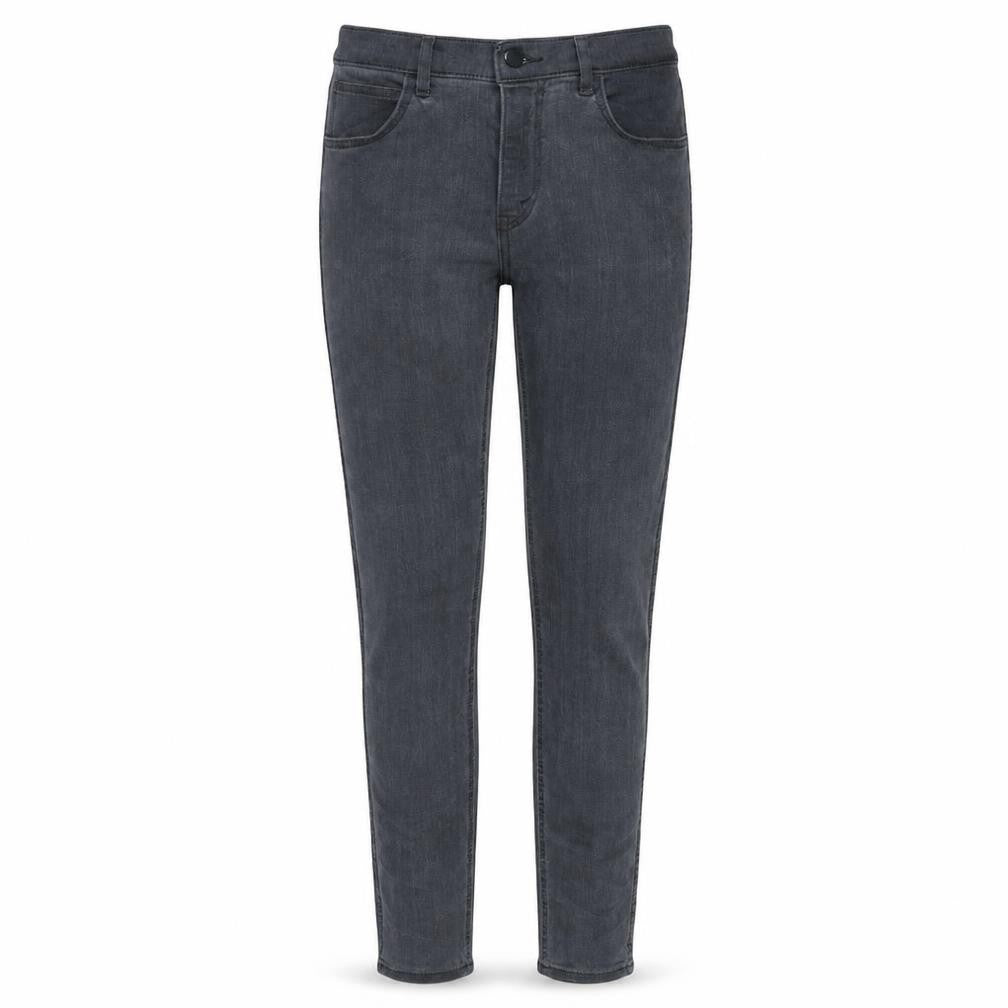Front view of Levi's Line 8 women’s grey skinny jeans, size UK 27 slim, fit denim
