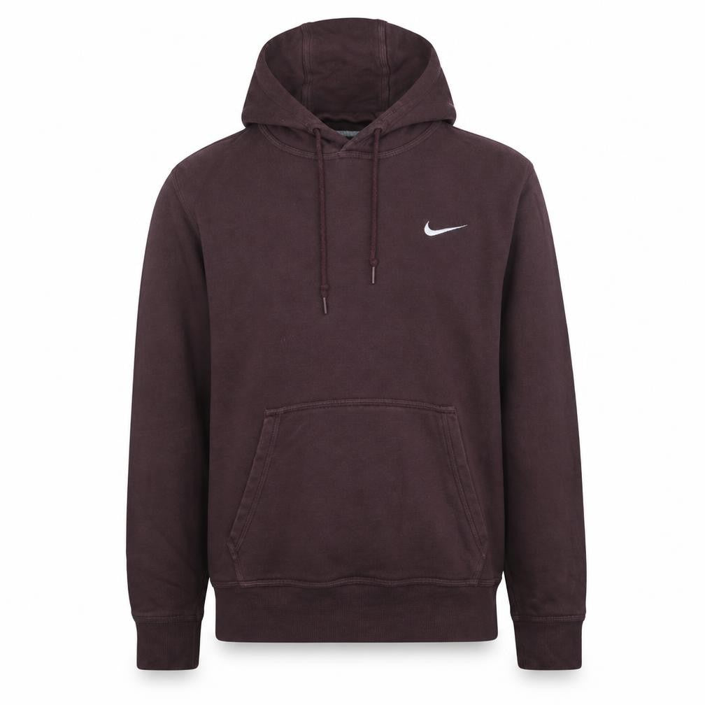 Nike Men's Brown Pullover Hoodie M Regular Fit Fleece Sweatshirt