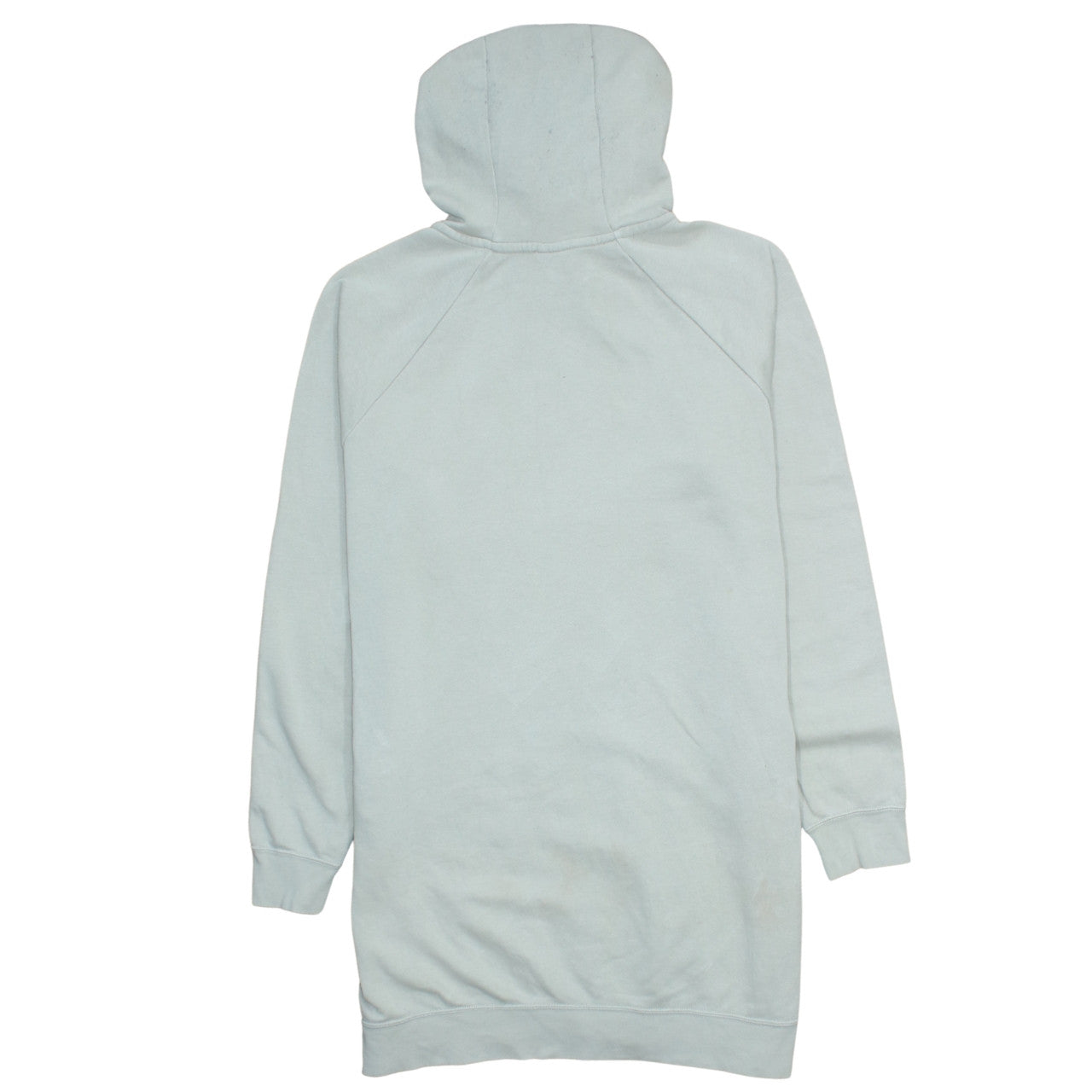 Nike Womens Beige Hooded Pullover Sweatshirt Dress Size M