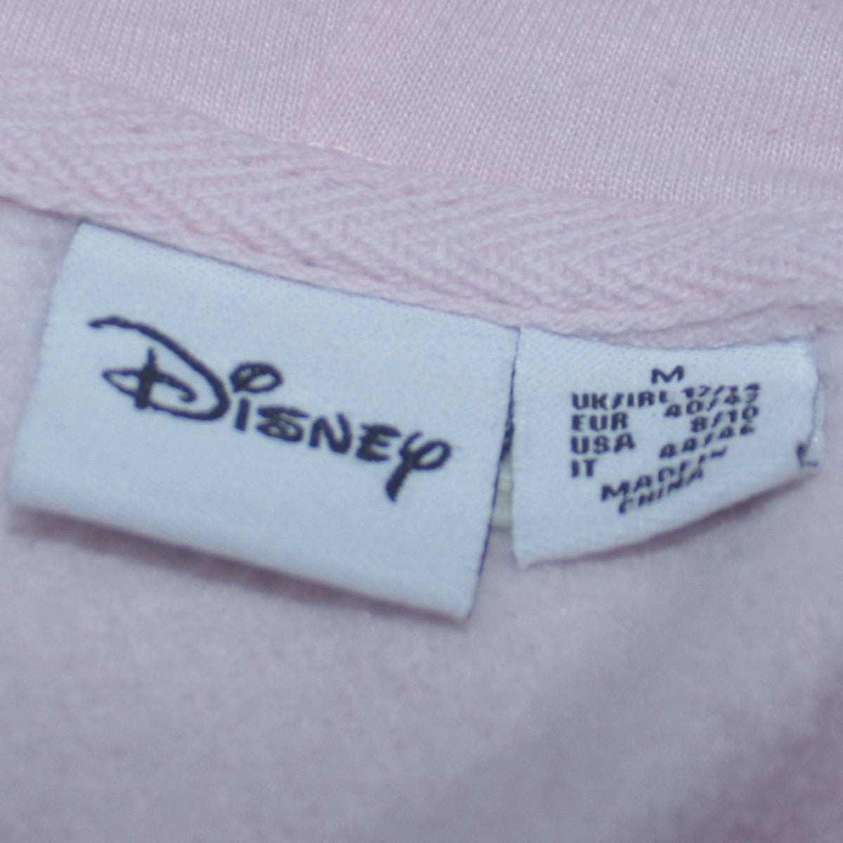 Additional view of Disney Primark Women’s Pink Hoodie Medium UK 12/14 Minnie Mouse Graphic