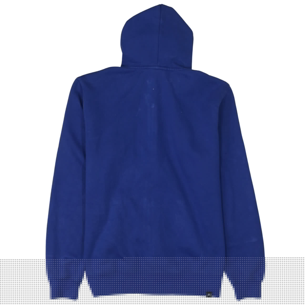 Puma Men Blue Full Zip Hoodie Size M Logo Fleece Sweatshirt
