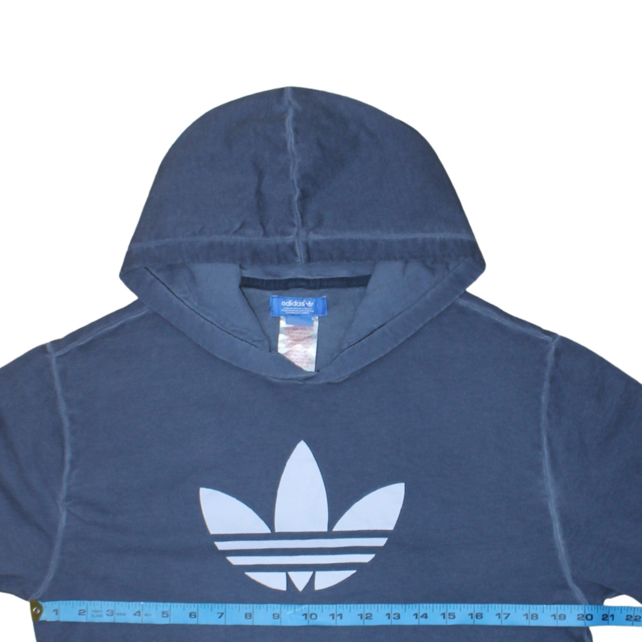 Adidas Boys Blue Pullover Hoodie 15-16 Years XL Logo Sports Casual