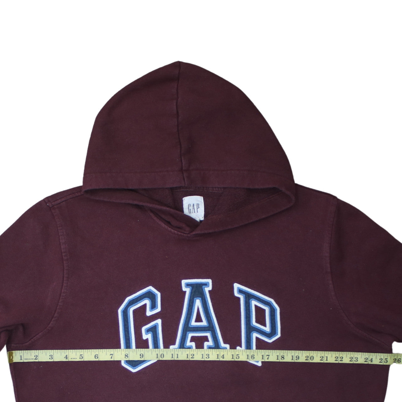 GAP Men’s Brown XL Pullover Logo Hoodie Cotton Fleece