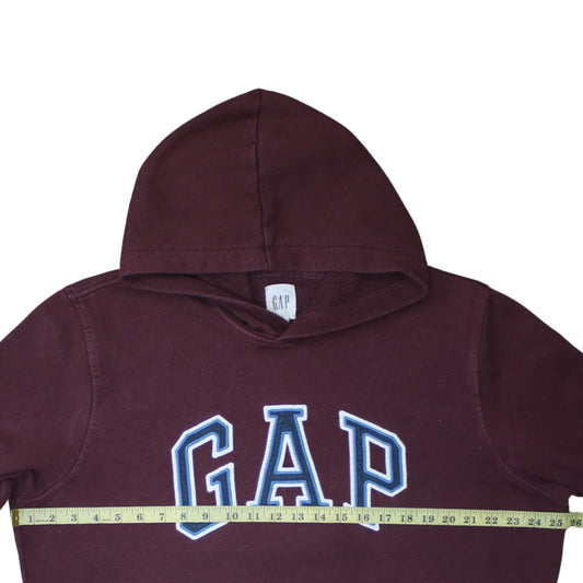 GAP Men’s Brown XL Pullover Logo Hoodie Cotton Fleece