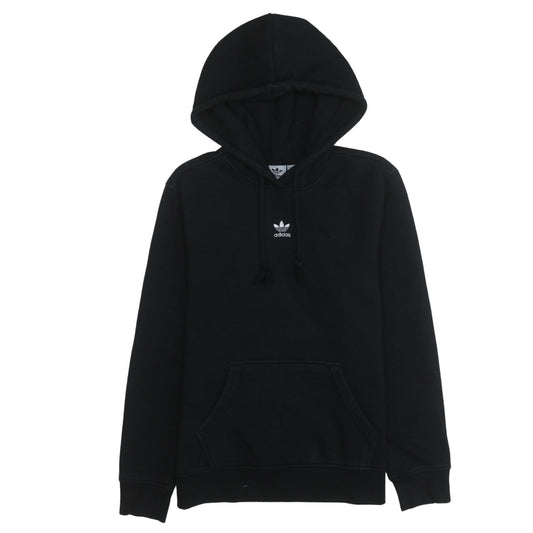 Adidas Womens Black Size 8 Pullover Hoodie Sweatshirt