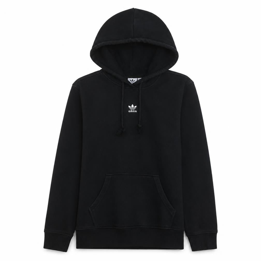 Adidas Womens Black Size 8 Pullover Hoodie Sweatshirt