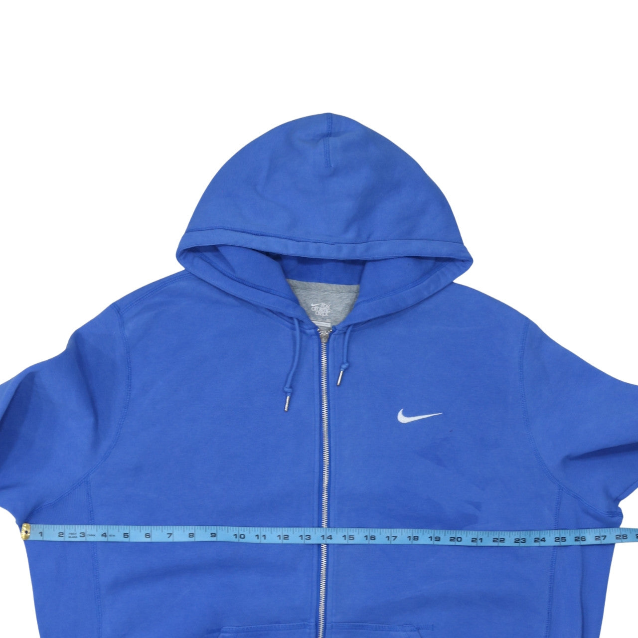 Nike Men's Blue Full Zip Hoodie 2XL Regular Fit Sportswear